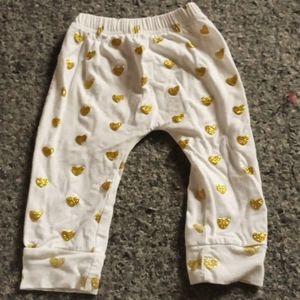 Heart pants for baby girl